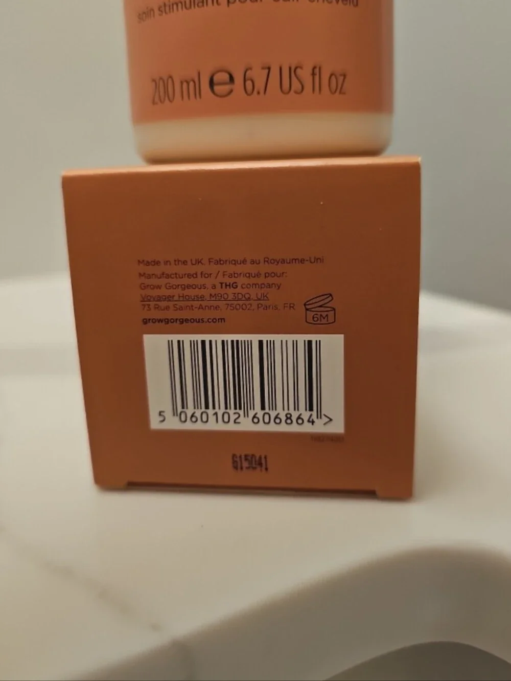 Grow Gorgeous Volume Root Stimulating Primer Hair Care. New in Box.